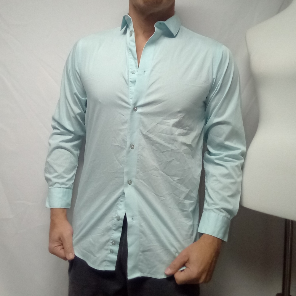 Calvin Klein seafoam light wait slim fit medium